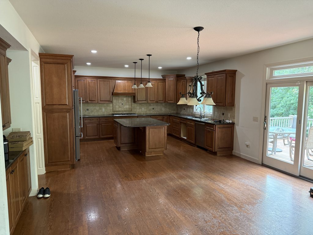 Before kitchen before remodel in Toledo OH