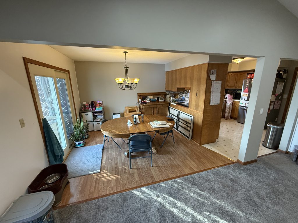 before kitchen remodel in northwest ohio