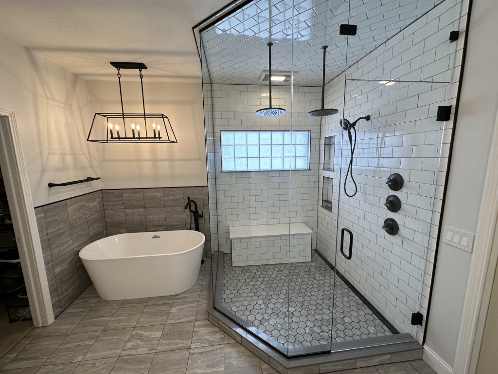 custom tile bathroom renovation toledo ohio